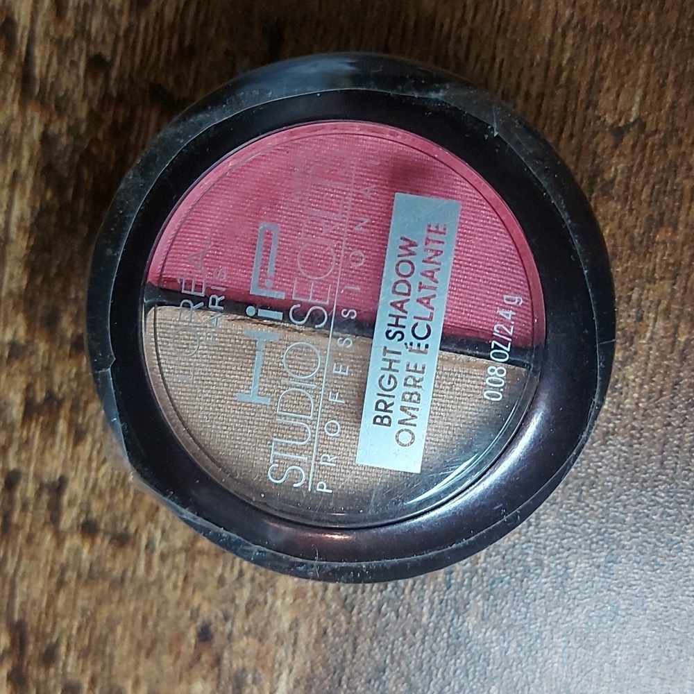 New Sealed L'oreal Hip Studio Secrets Bright Eyeshadow Duo in 114 Adventurous
